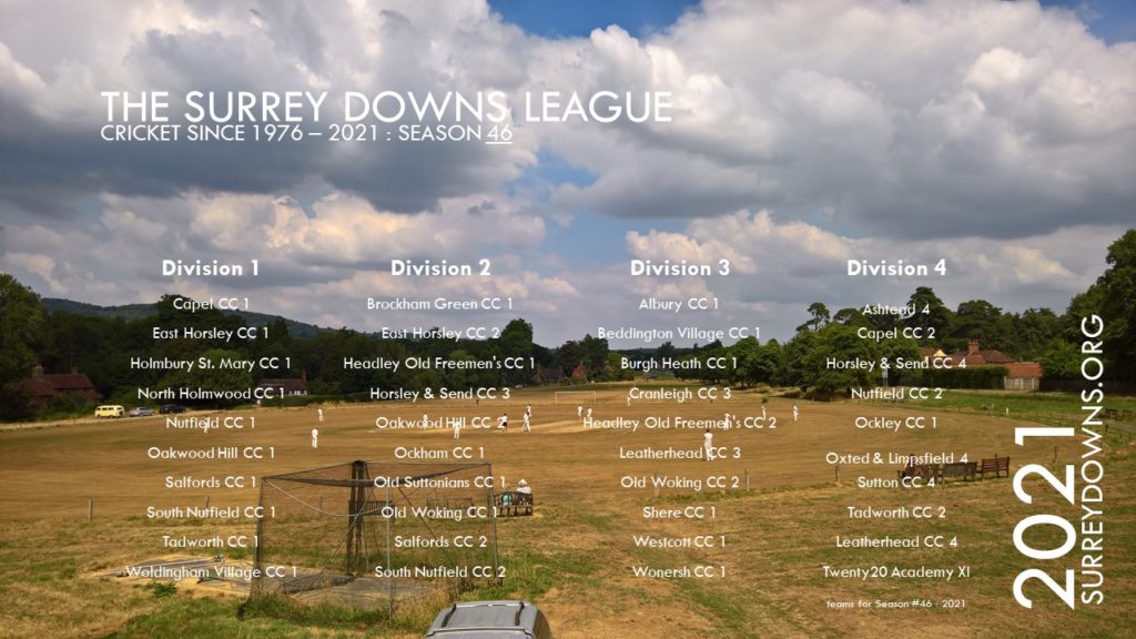 Fixtures – The Surrey Downs League